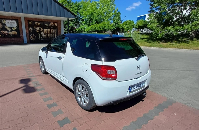 Citroen DS3 cena 20000 przebieg: 93300, rok produkcji 2010 z Kutno małe 67